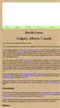 Mobile Screenshot of davidcrowe.ca